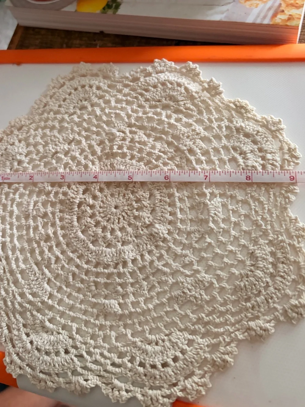 Vintage Lot Of 5 Doilies: 1 Table Runner, 1 Oval, 3 Round 1920’s-1949’s Antique